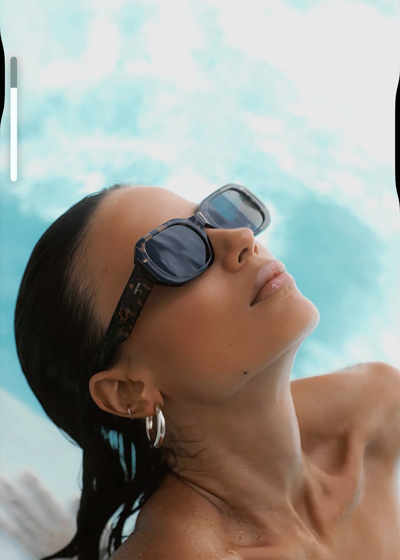 Onyx Acetate Rectangular Sunglasses - Dark Tortoise