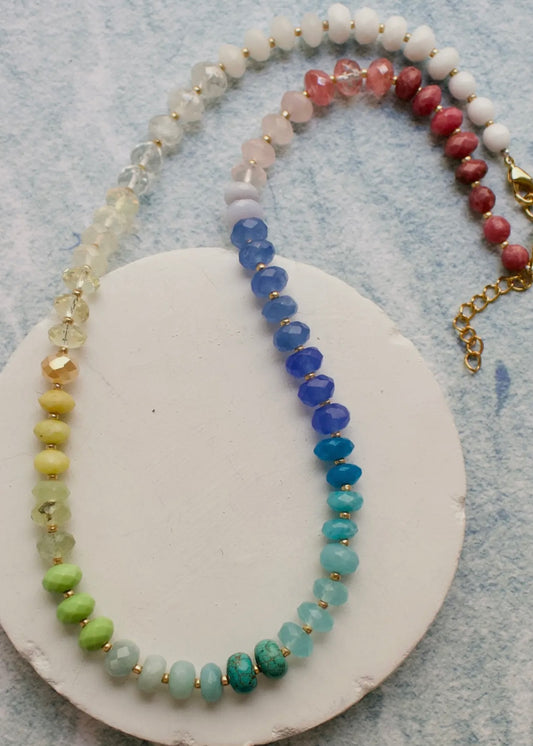 Gemma Medium Rondelle Necklace