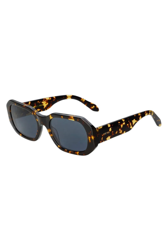 Freyrs Onyx Acetate Rectangular Sunglasses - Dark Tortoise