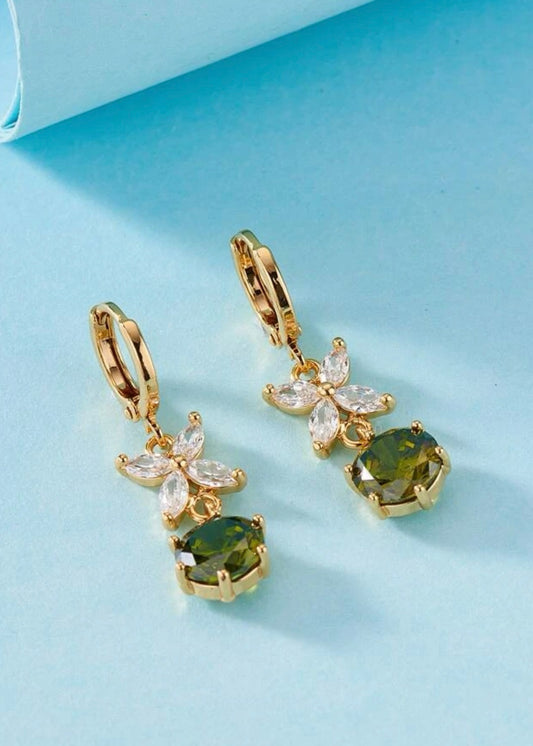 Butterfly Rhinestone Earrings