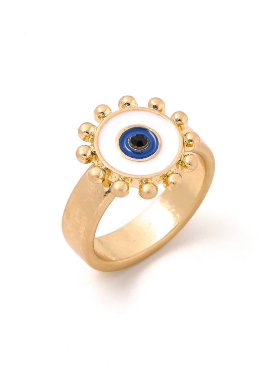 Evil Eye Statement Ring