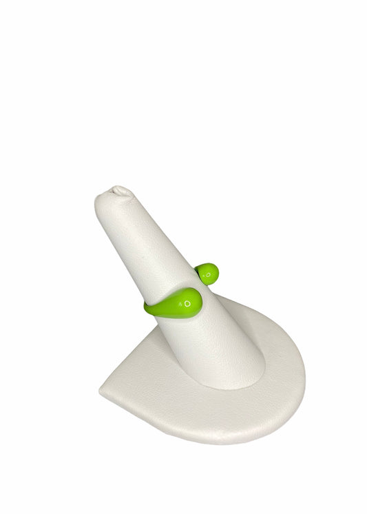 Bold Ring - Lime Green