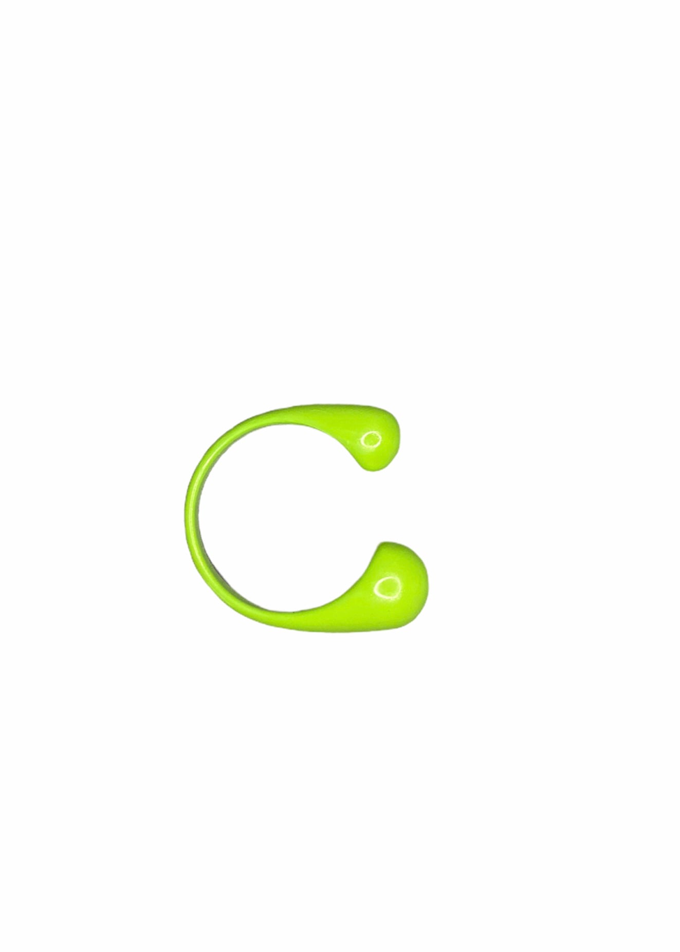 Bold Ring - Lime Green