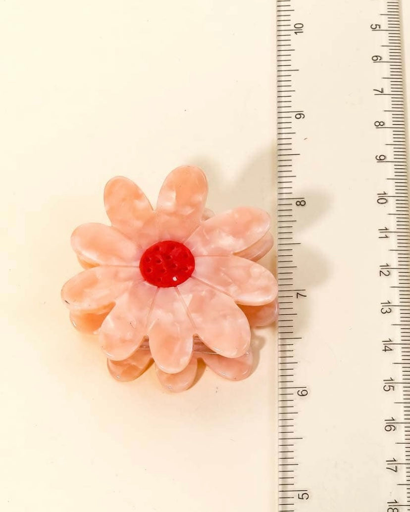 Flower Claw Hair Clip Set