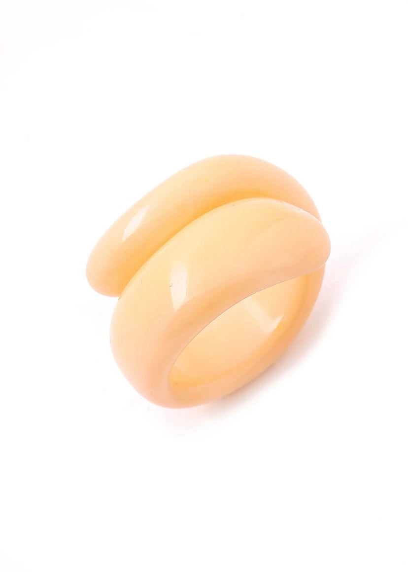 Resin Curled Ring