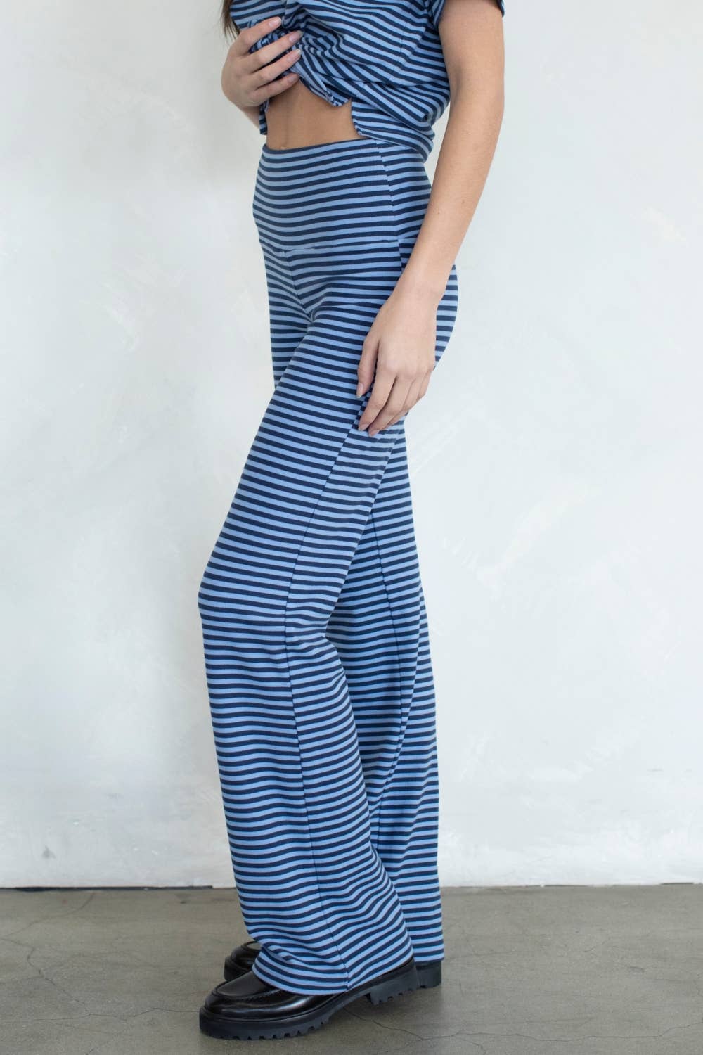 Skylar Pants: Dusty Blue / M