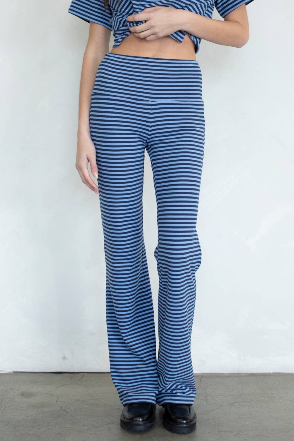 Skylar Pants: Dusty Blue / M