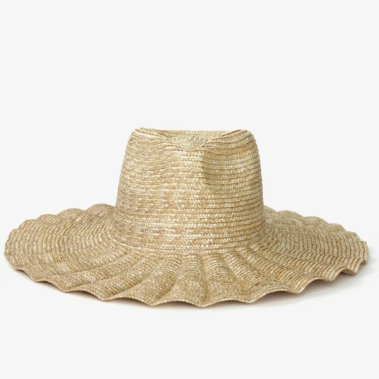 Nalu - Scollped Wide Brim Straw Hat