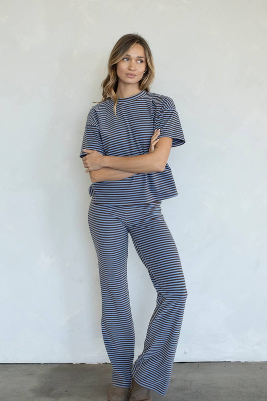 Skylar Pants: Dusty Blue / S