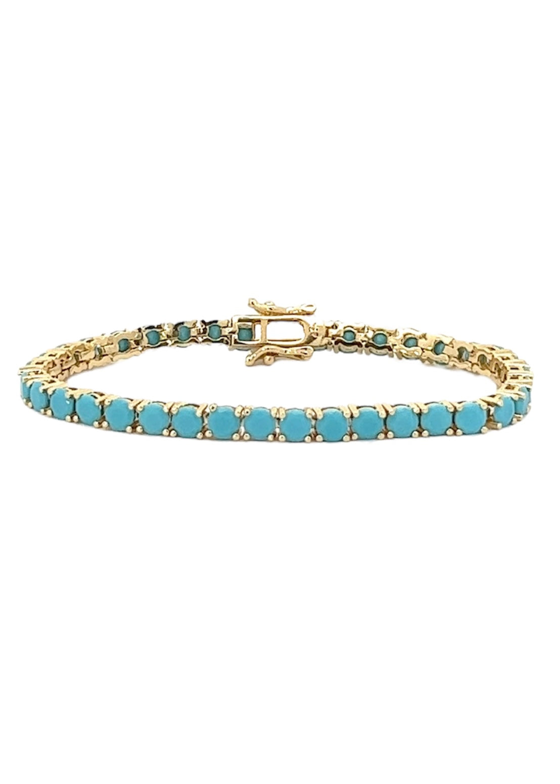 4mm Full Turquoise Tennis Bracelet
