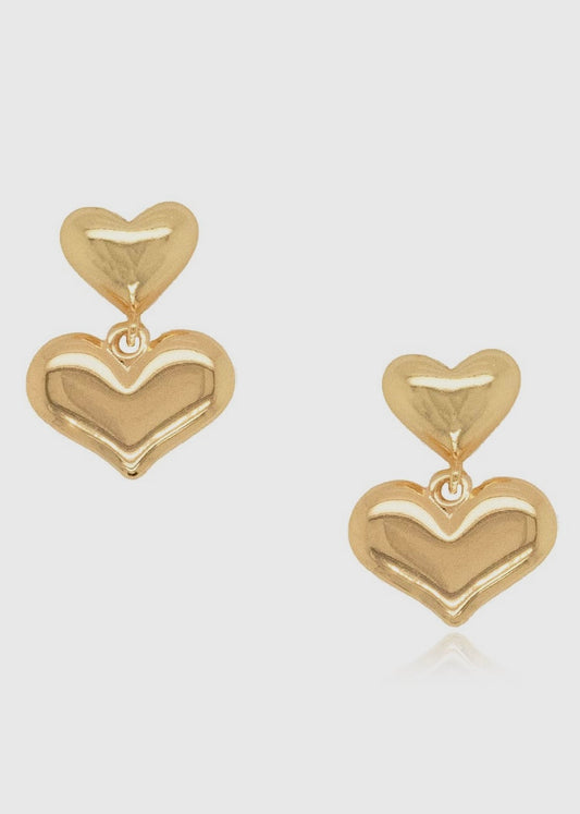 Nadia Heart Drop Earrings