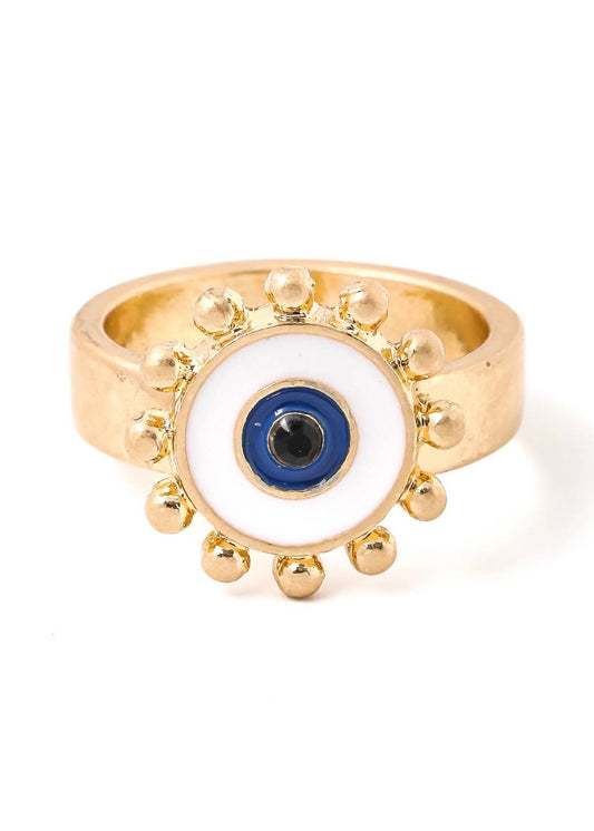 Evil Eye Statement Ring
