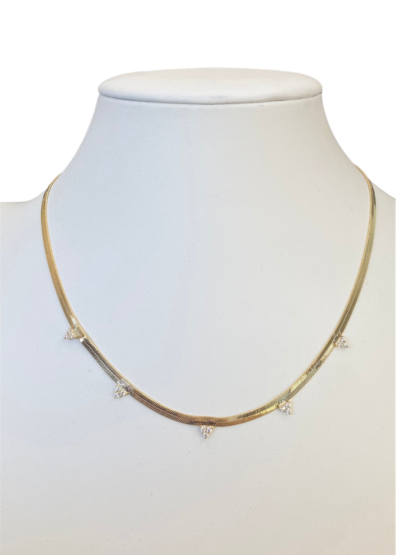 Rhinestone Snake Necklace