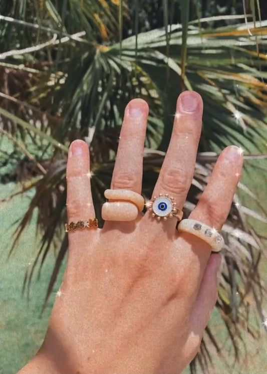 Resin Curled Ring