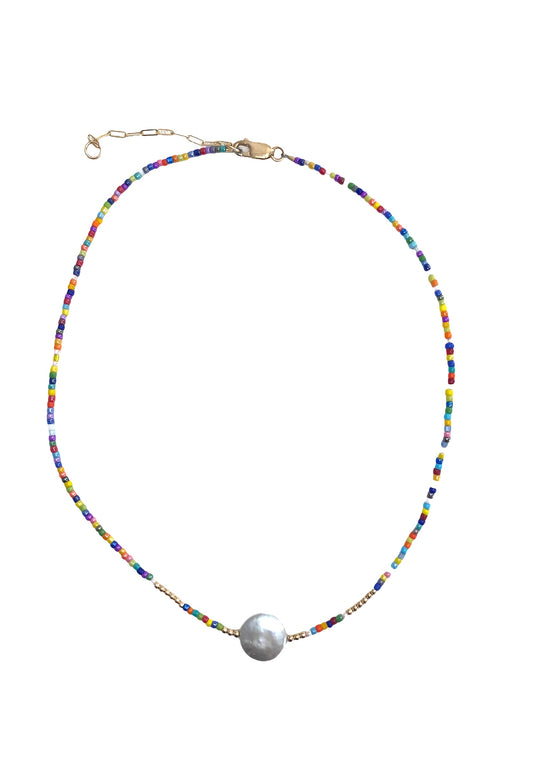 Pearl Coin Necklace