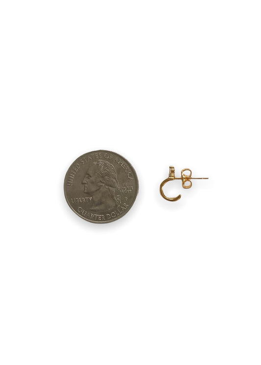 Tayler Hoop Stud Earrings