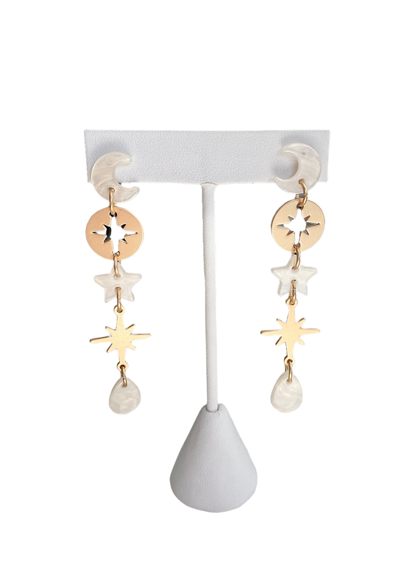 Moon and Stars Earrings