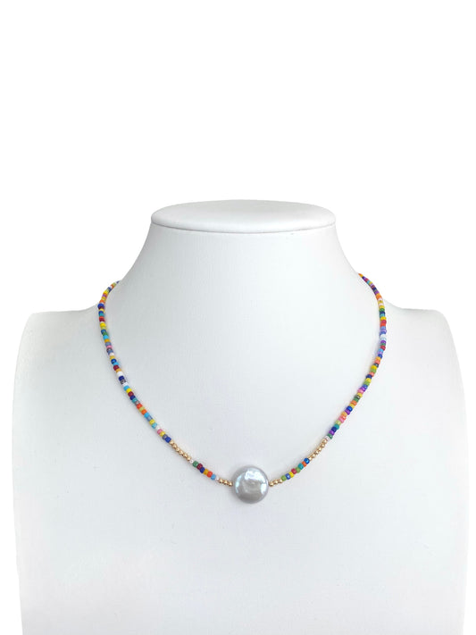 Pearl Coin Necklace
