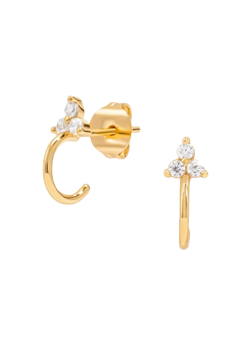 Tayler Hoop Stud Earrings