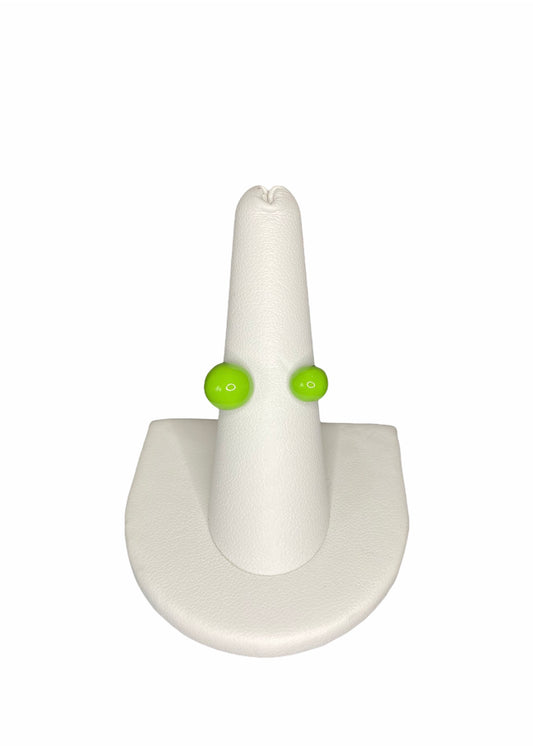Bold Ring - Lime Green