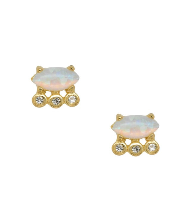 Brie Opalite Studs